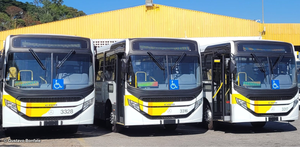 Novos ônibus da Viação Campo dos Ouro