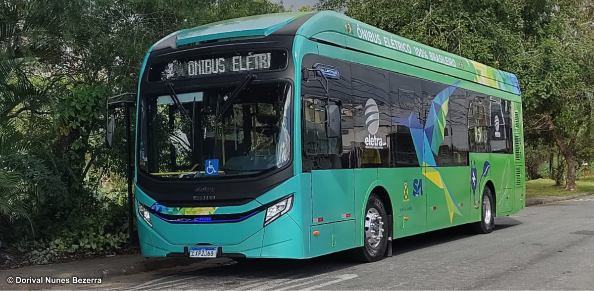 Ônibus Elétrico em teste na Viação Guaianazes