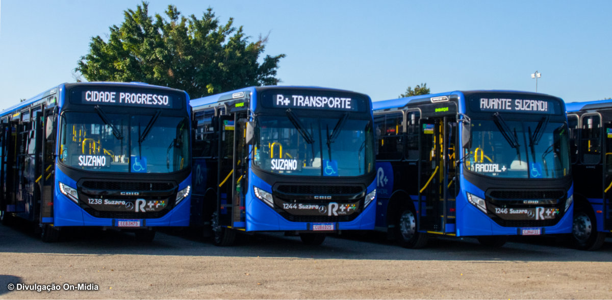 Nova frota da Radial + para cidade de Suzano